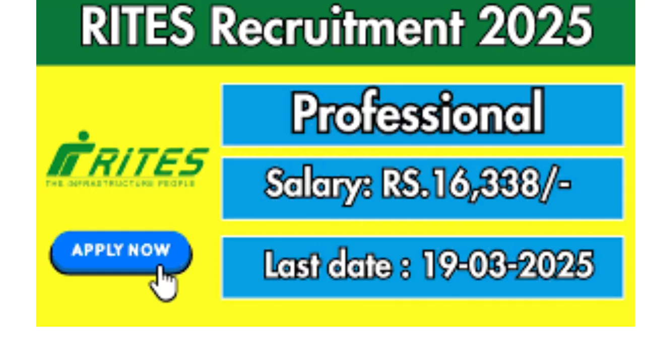 RITES Professional Recruitment 2025